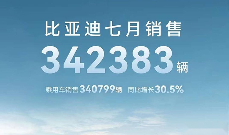 7月新能源汽车销量出炉！
