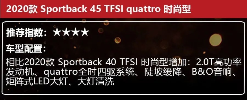 28.73万起，标配虚拟座舱和运动套件，奥迪Q3轿跑选哪款