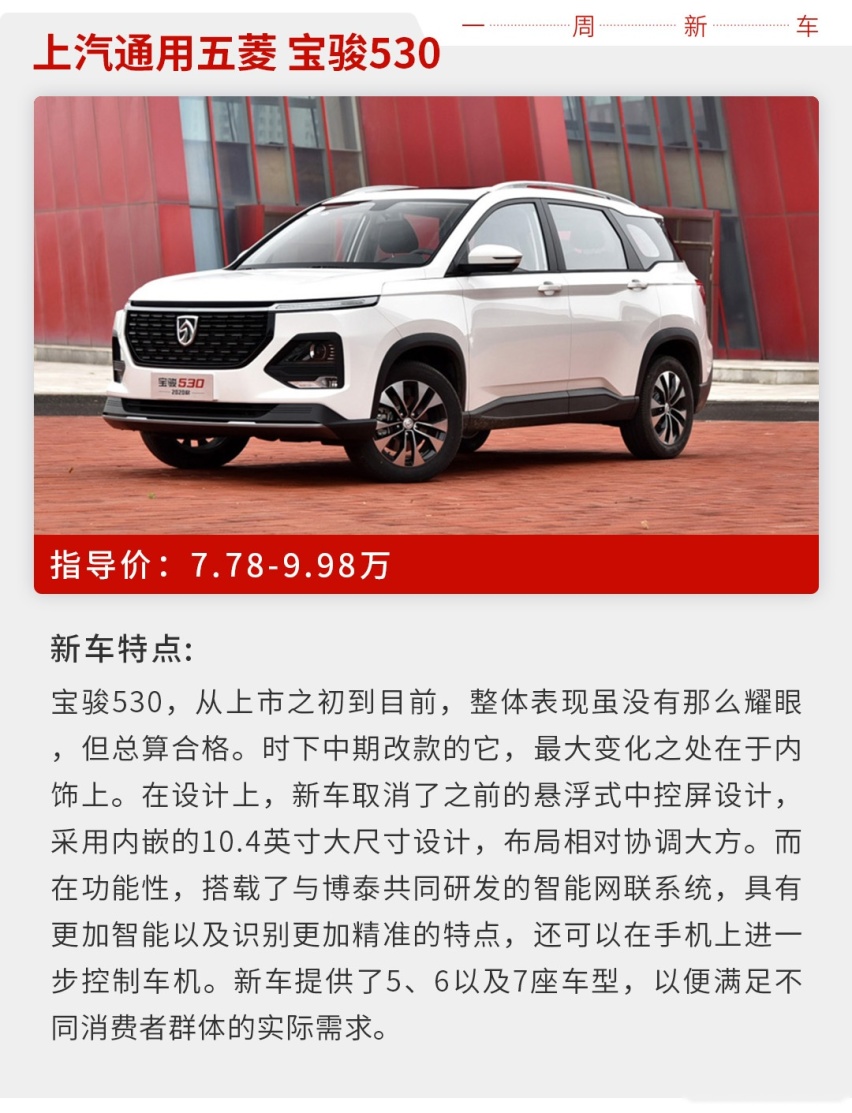 7.78万起，本周多款重磅国产新车上市，全是硬货！