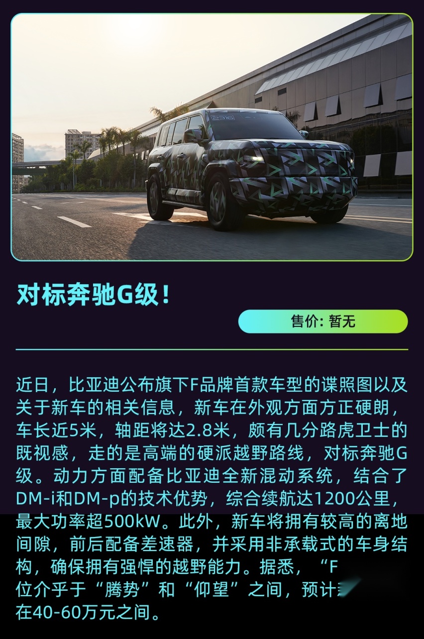 一周车讯丨法拉第未来=法拉利+迈巴赫？哈弗大型SUV曝光！