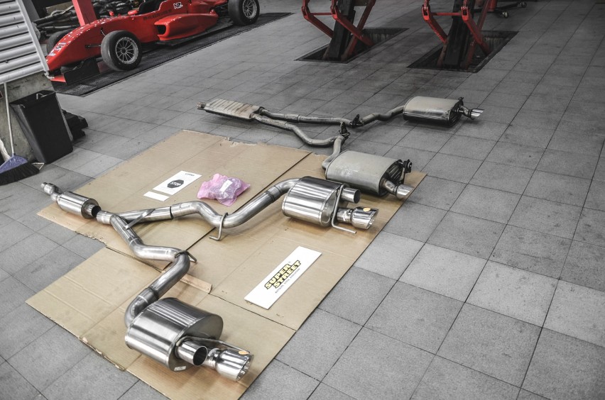 福特野马Mustang改装CORSA中尾段排气