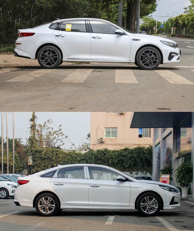 不到20万的长轴中型车，起亚K5对比现代索纳塔