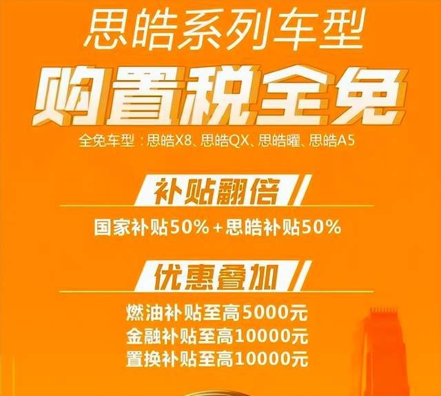 为了销量真的拼!这些车企买车全免购置税,想买车的可以出手了