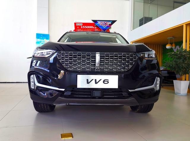 2021款长城WEY VV6实拍！车长4625mm配2.0T