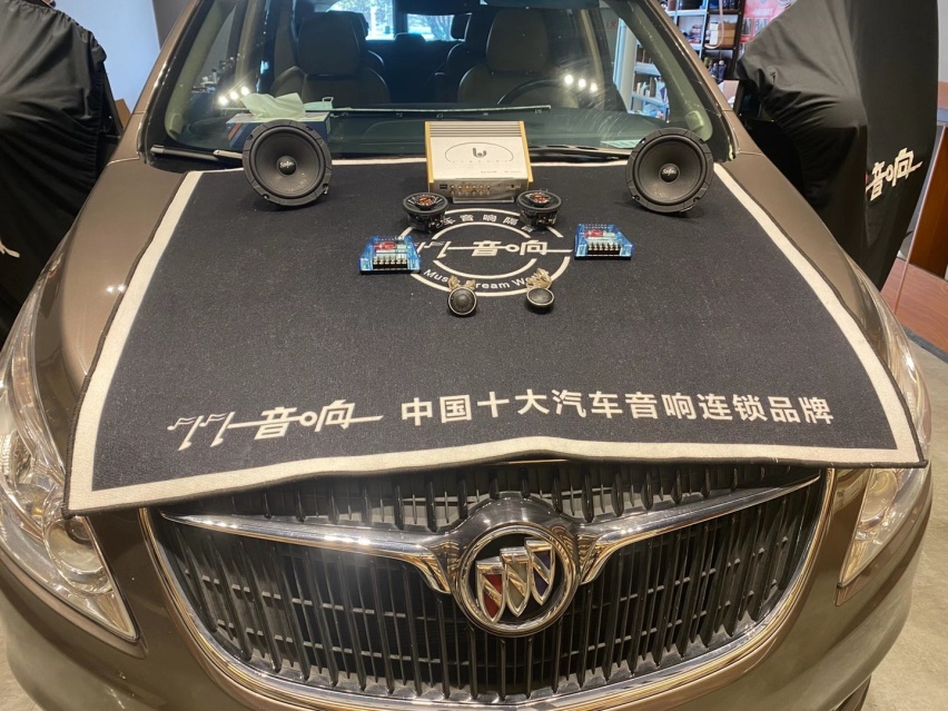 济南77别克GL8汽车音响改装诗芬尼S60两分频喇叭 真实还
