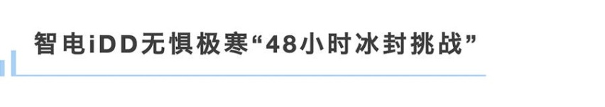 无惧“48小时冰封挑战”，长安智电iDD什么来头？