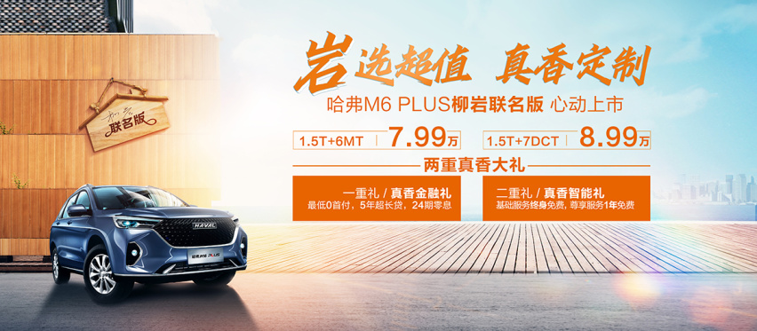 哈弗M6 PLUS柳岩联名版上市 售价7.99万起