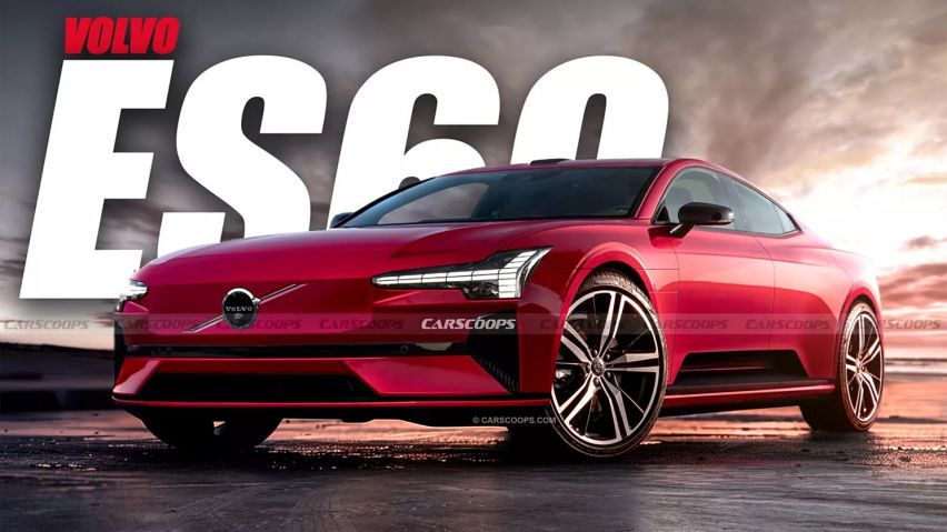 沃尔沃ES60假想图曝光，取代S60，竞品Model 3、i3