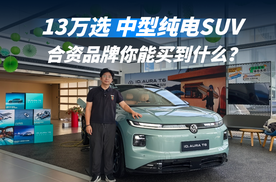 13万选中型纯电SUV  合资品牌你能买到什么？