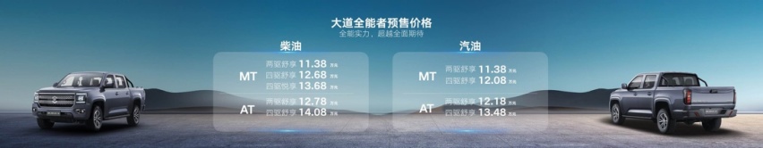 比盲订低近2万！江铃大道预售价11.38万-17.48万，下定更有五重