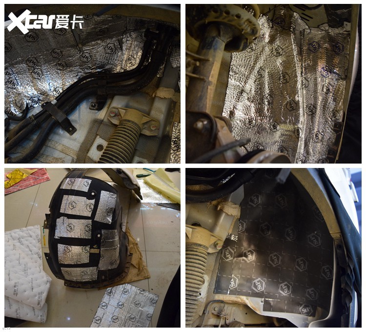 昆明发烧友汽车隔音改装：现代途胜汽车隔音降噪，噪音停止侵扰
