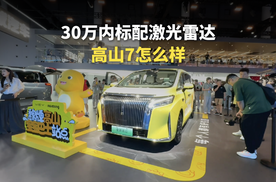 30万内标配激光雷达，高山7怎么样？