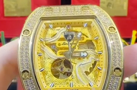 反诈老陈打假兰博基尼金表，999纯金只要1980元