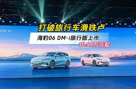 打破旅行车滑铁卢，海豹06 DM-i旅行版上市10.98万元起