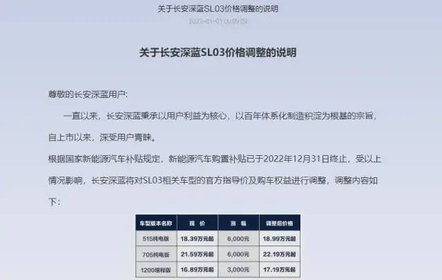 特斯拉官降效应，长安深蓝销量下滑，品控也是用户吐槽的重点