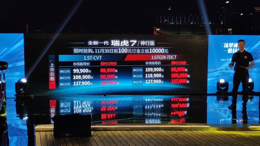 快,快,限时订购,8.99万元起,全新一代瑞虎7神行版来了