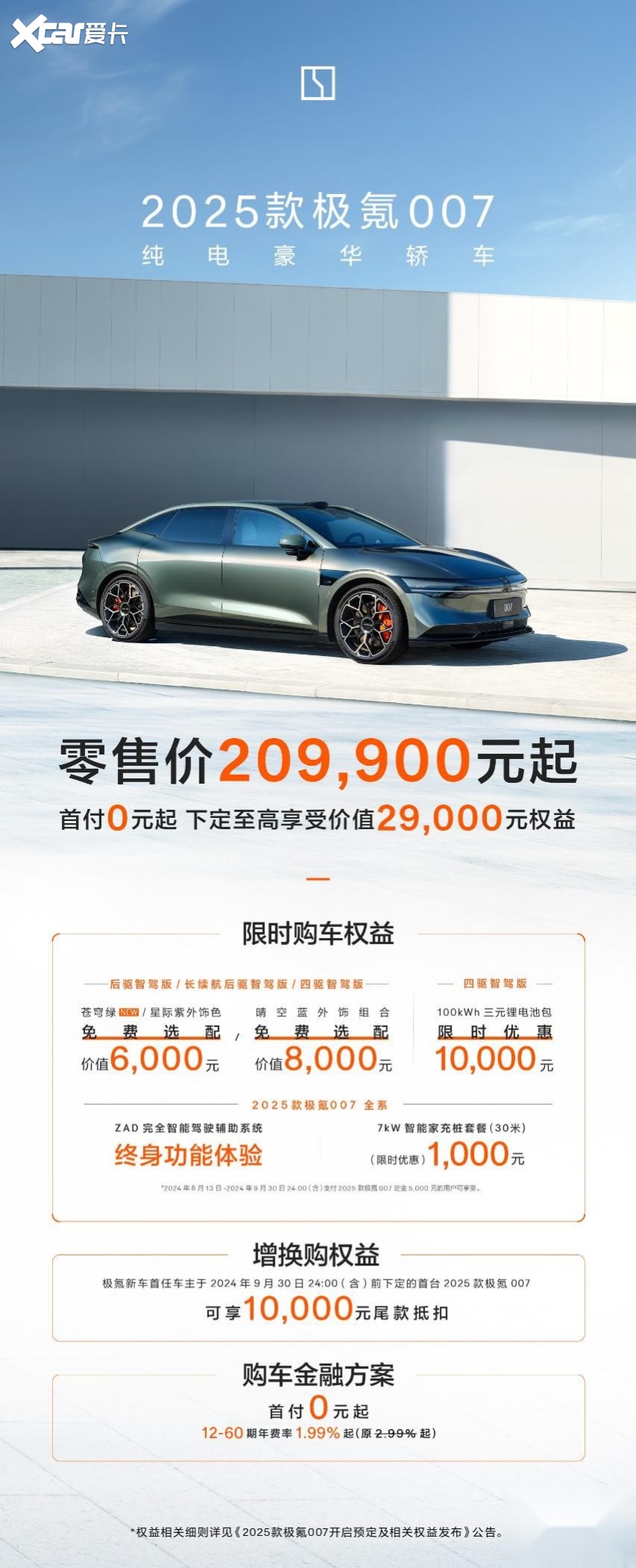 2025款极氪001、极氪007全能上市