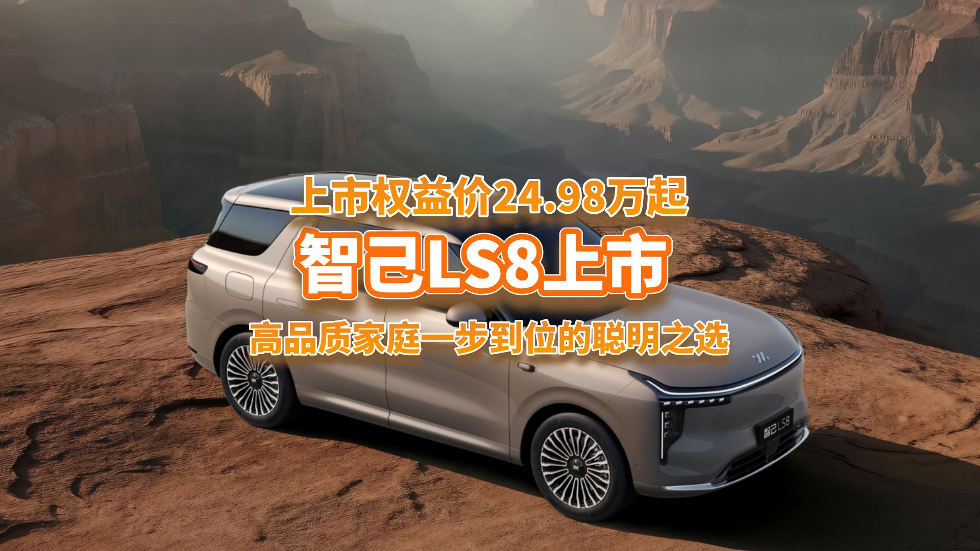 上市权益价24.98万起，智己LS8上市，三大黑科技+舒适新三套！