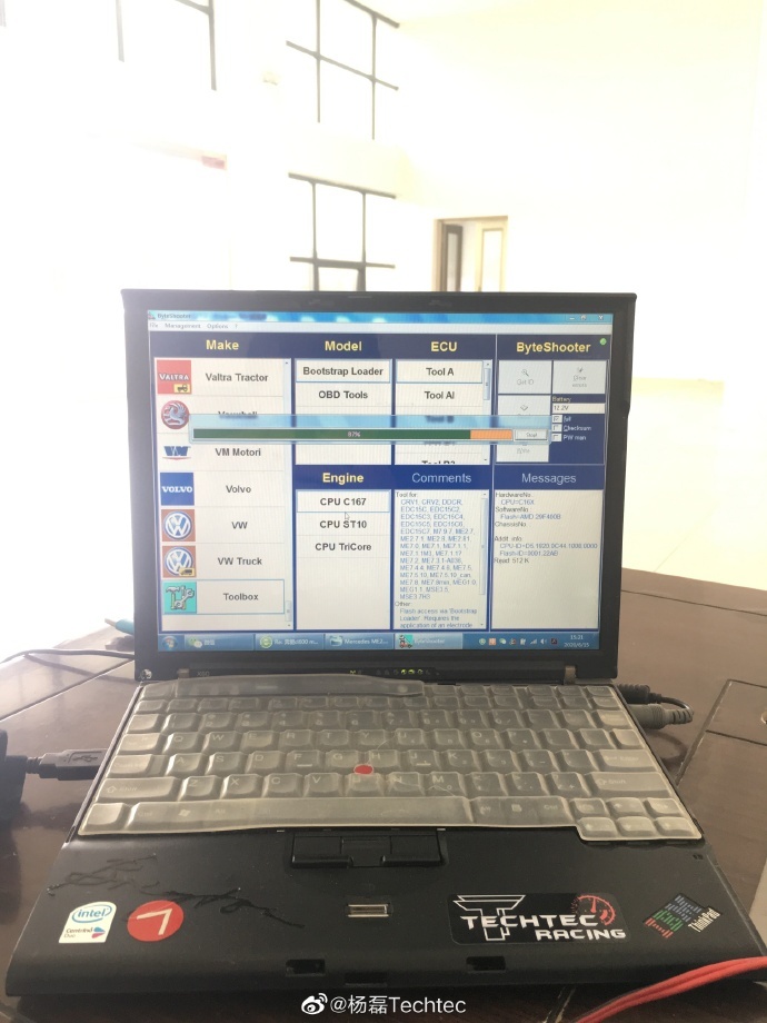 奔驰CL600 5.5T德国Techtec刷电脑刷ECU改装