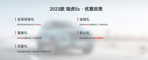 年轻人出游座驾不二之选，分享一些来自2023款瑞虎5x的震撼