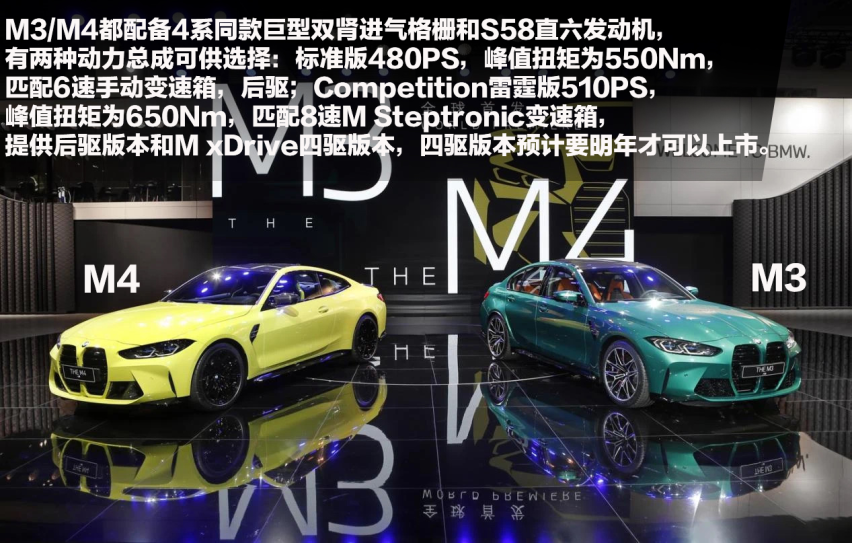 北京车展：M3/M4/新5系亮相，三匹“宝马”