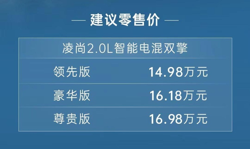 14.98万起，广汽丰田凌尚智能电混双擎向电新生，跃级上市！