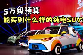预算5万，能买到什么样的纯电SUV？