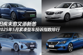 2025年5月紧凑型车投诉指数排行：旧疾未愈又添新恙
