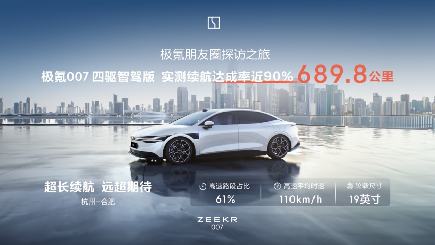 极氪朋友圈探访之旅，证全新极氪001和极氪007续航实力