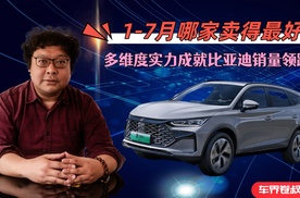 1-7月谁家卖得最好？多维度实力成就比亚迪销量领跑
