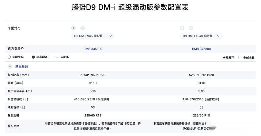 续航98km，腾势D9新增版车型8月5日上市！