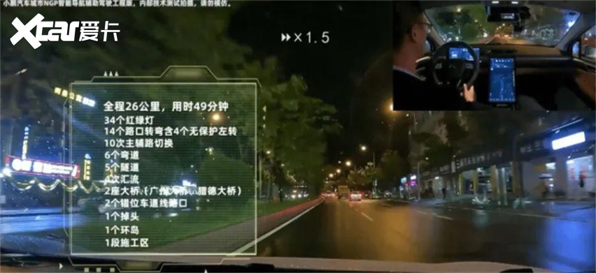 大胆挑战广州闹市  小鹏城市NGP行业无对手只能跟老司机比
