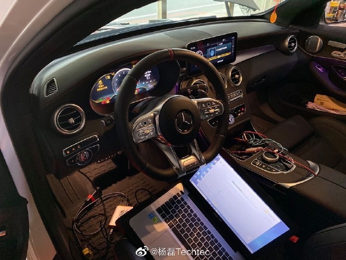 奔驰C43 AMG改装德国Techtec刷电脑刷ECU改装