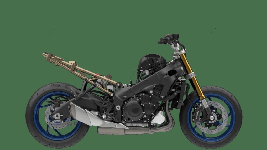2022铃木GSX-S1000GT发布：生化机械风脸谱，全能公升级跑旅