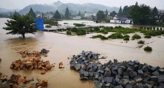 黄山洪水，长城炮路亚国际锦标赛延期，抗洪抢险，长城炮在行动
