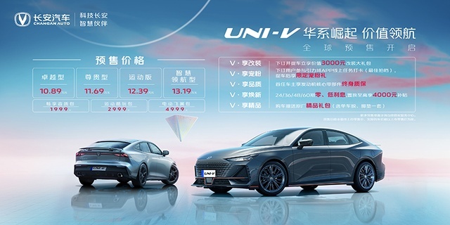长安UNI-V预售价10.89-13.19万元，影豹看了沉默