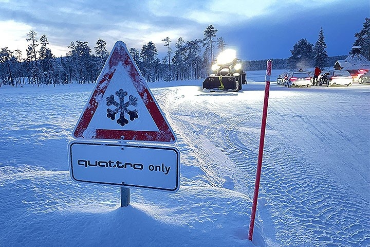 直飞芬兰，雪地激烈测试奥迪quattro，还神吗？