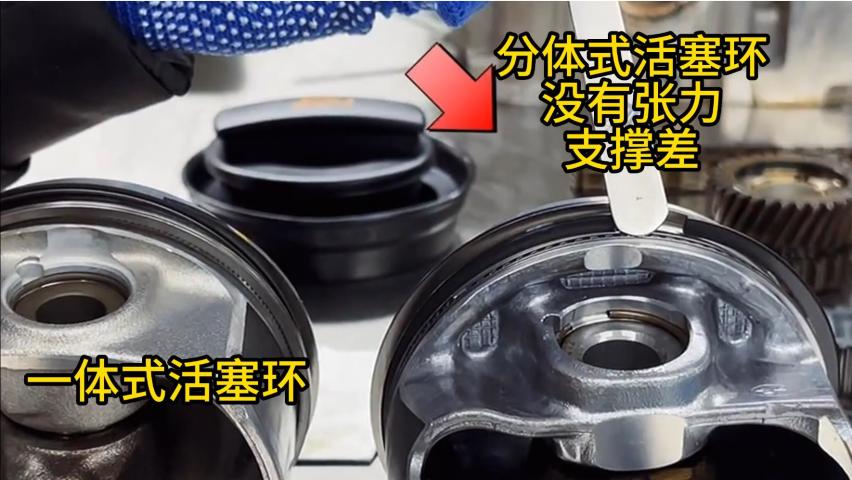 使用改进型活塞环解决发动机烧机油是否比一体环靠谱