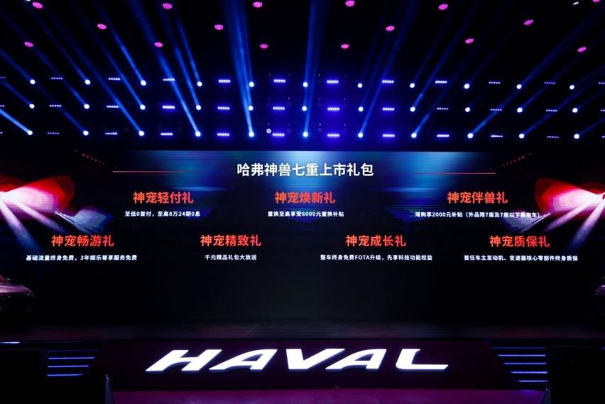 新科技旗舰SUV哈弗神兽正式上市 售价13万起