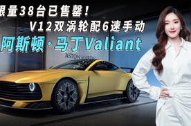 限量38台售罄！阿斯顿·马丁Valiant亮相，V12双涡轮配6速手动