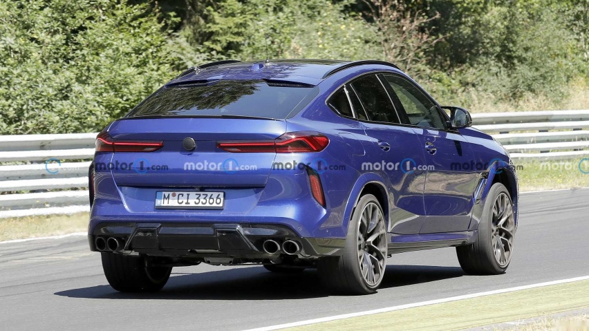 全新宝马X6 M曝光，配4.4T V8发动机，外观极具压迫感