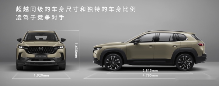 “中级+”车身尺寸配闭缸技术 马自达CX-50的六个误读