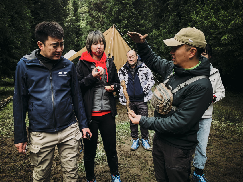 与中国贝爷一起在原始森林探索植物秘境 这很“开拓者”