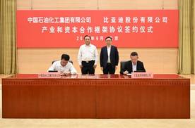 比亚迪与中国石化深化战略合作  共建智慧能源生态