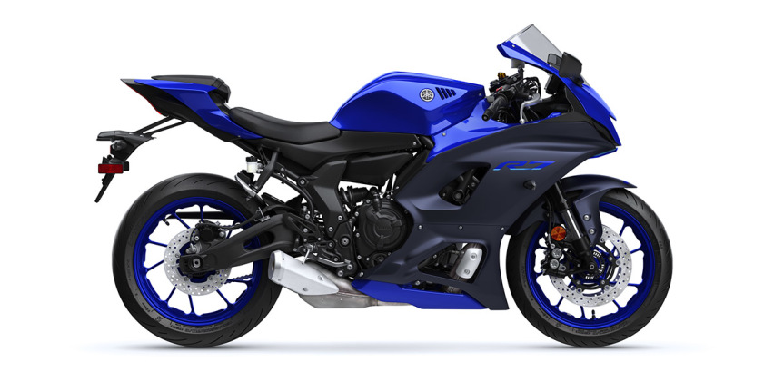 雅马哈推出2023款YZF-R7全新涂装，灰白配显质感，水冷双缸72马