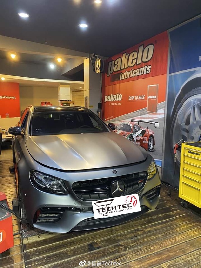 奔驰E63S V8双涡轮德国Techtec刷电脑刷ECU改装