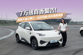 7万级真香警告！比亚迪海鸥天神之眼C：AEB功能/泊车辅助体验