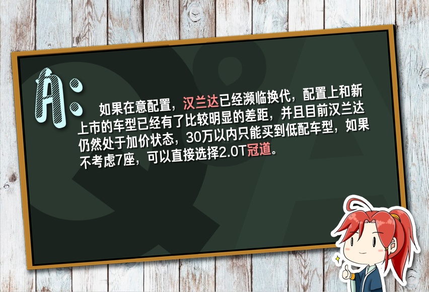 预算30万以内 冠道和汉兰达怎么选?