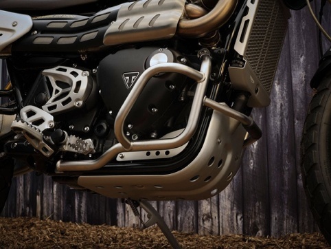 2022凯旋Scrambler 1200，英伦复古越野改款亮