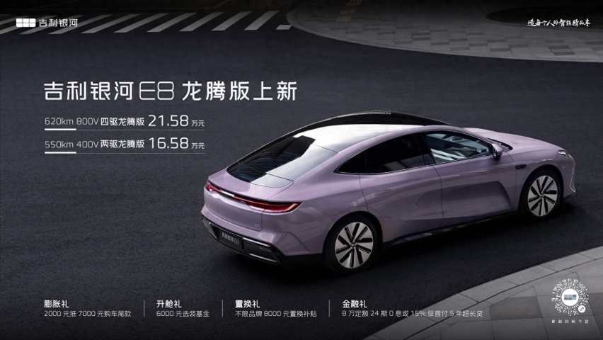 16-22万级必看吉利银河E8!两款龙腾版强势来袭
